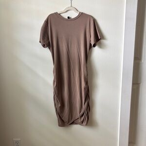 Express Taupe Midi Dress